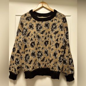 Intarsia Leopard Jumper from Anthropologie